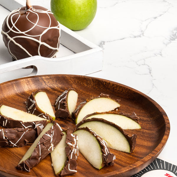 Hand-Dipped Belgian Chocolate Caramel Apples